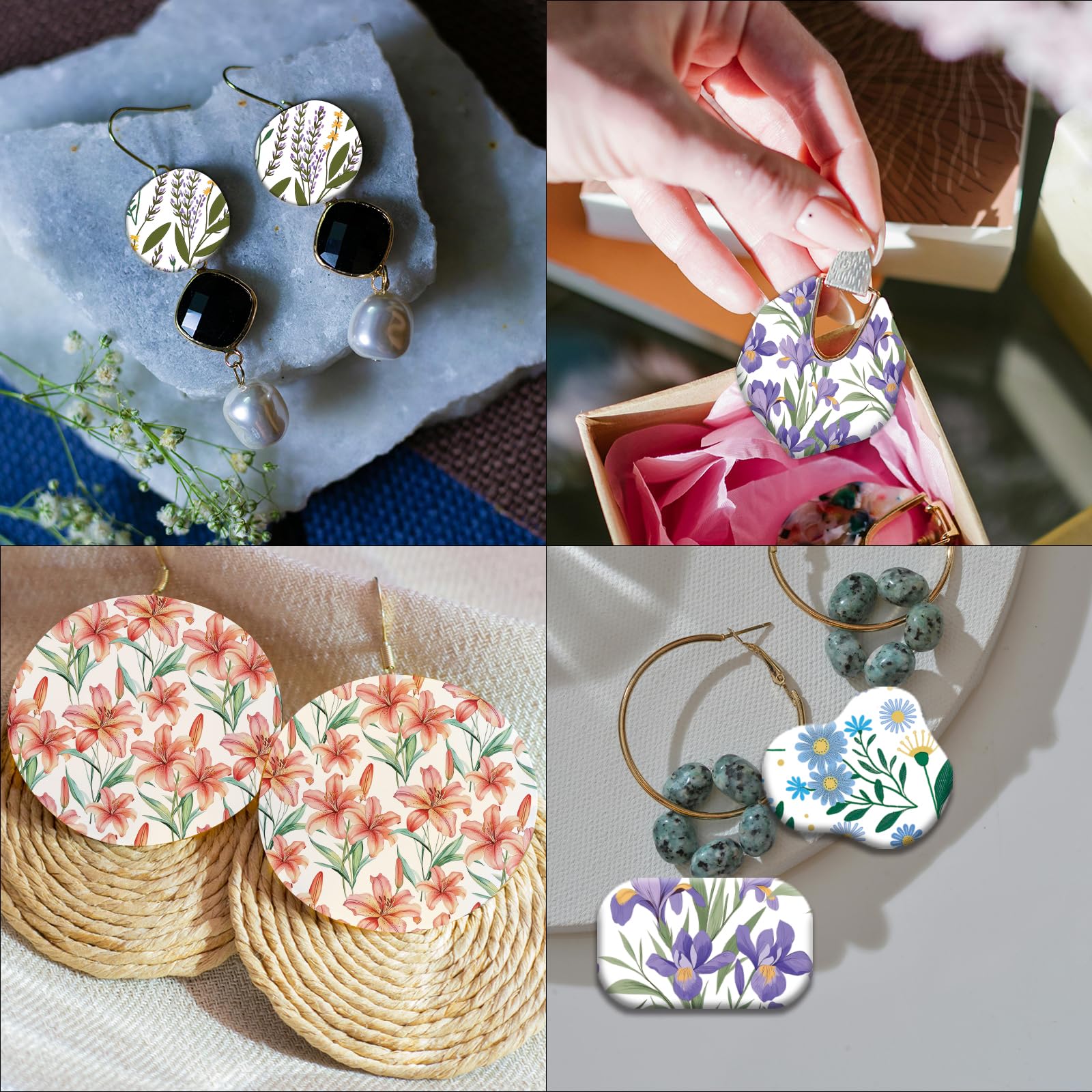 Polymeerklei cutters om cadeau labels en tags te maken van klei