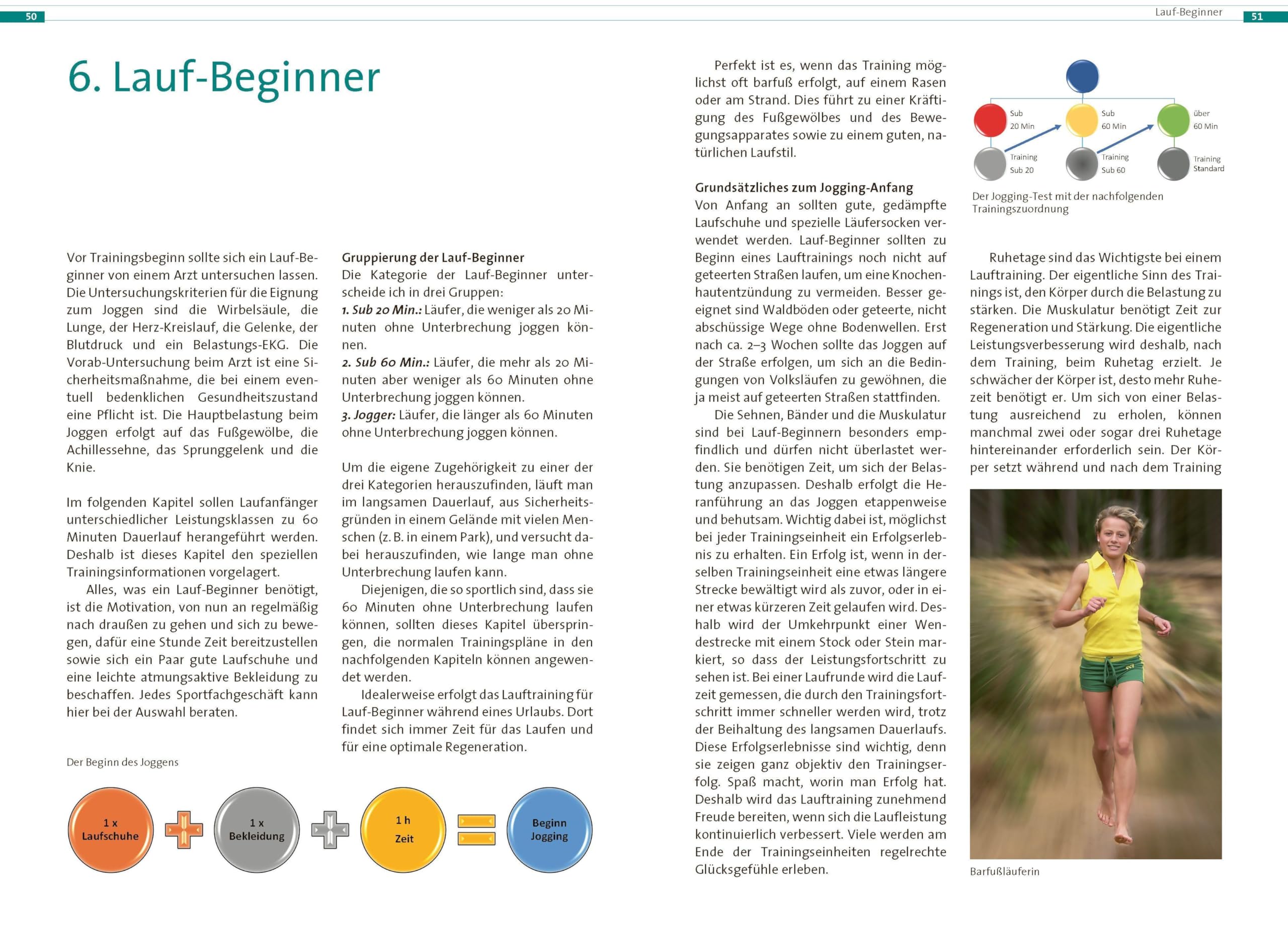 Das große Buch vom Laufen. Vom ersten Schritt bis zum Halbmarathon. Tipps von Laufprofi Hubert Beck: Alles zu Lauftechnik, Material & Begleittraining. Mit Trainingsplänen für 5km, 10km, Halbmarathon