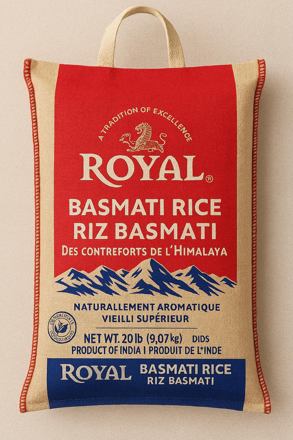 Organic Royal Organic Royal Traditional Basmati Rice (Net Wt 20 Lb),