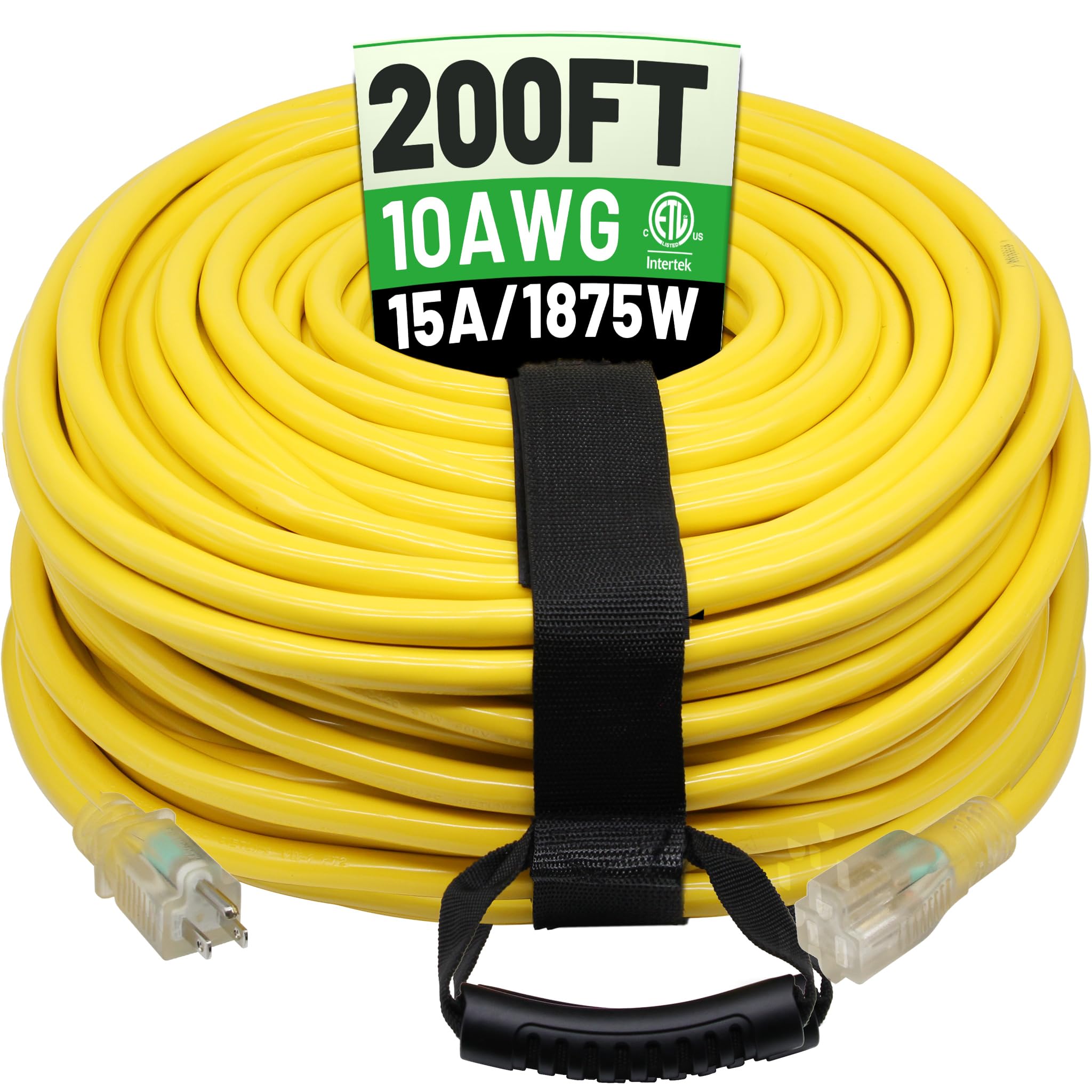 POWGRN 10AWG Extension Cord