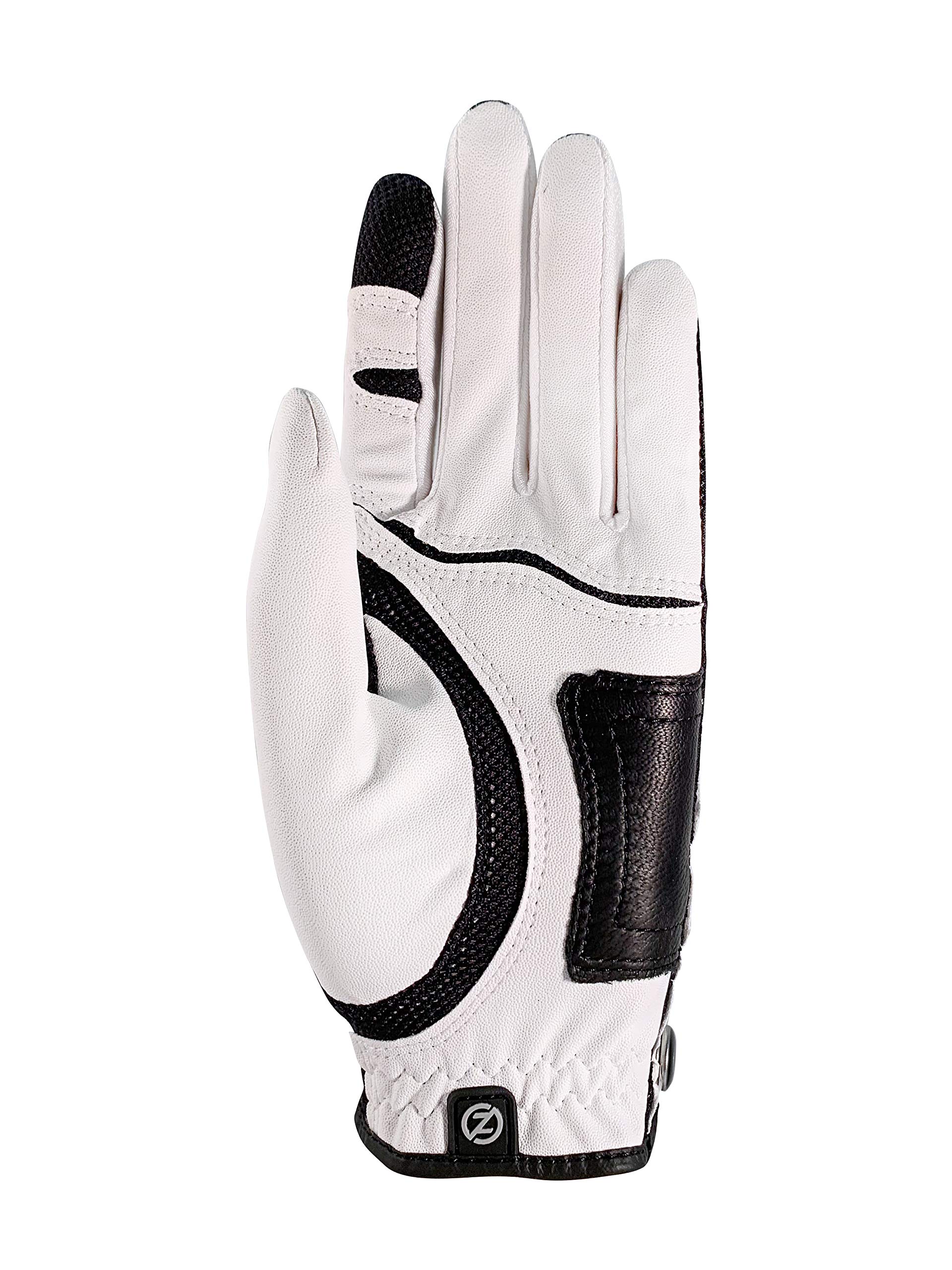ProsourceFit Zero Friction Lot de 2 Gants de Golf synthétiques pour gaucher Taille Unique Blanc