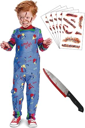 amazon-5-sizes-halloween-chucky-costume-for-kidsboygirl-jumpsuit