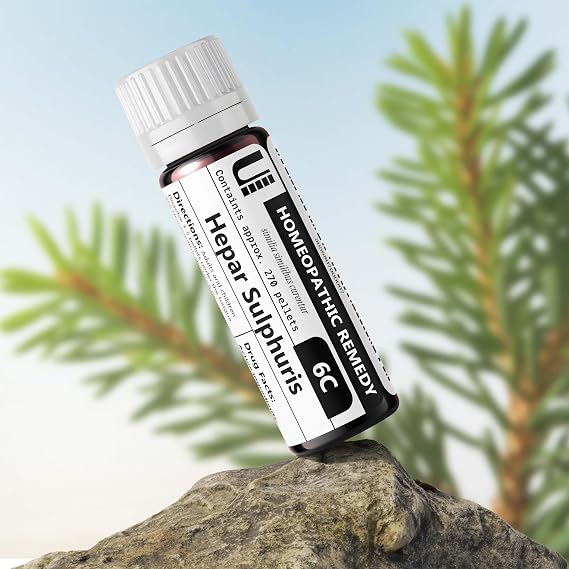 Hepar Sulphuris Calcareum 6C Homeopathic Remedy, Urenus