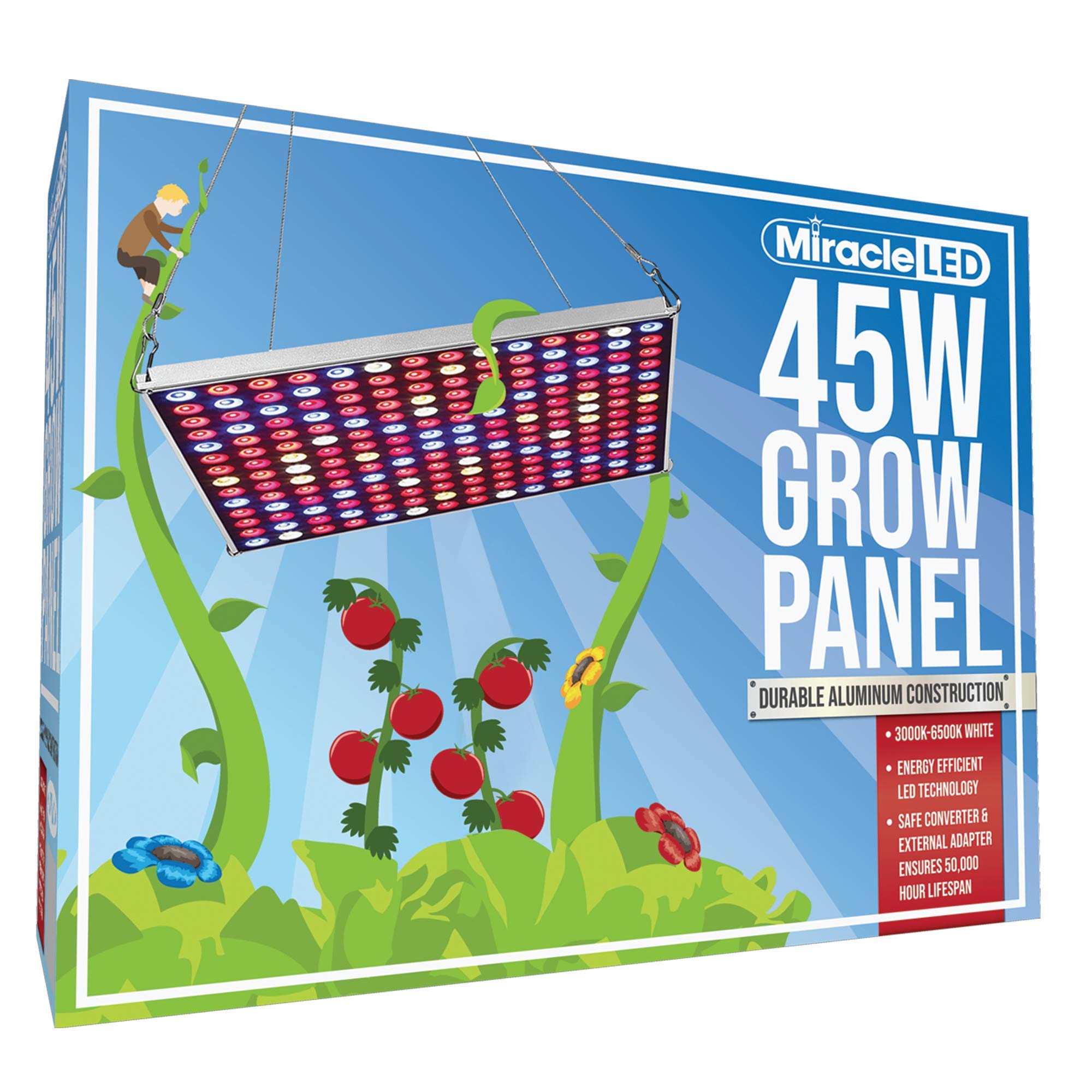 Amazon.com: Miracle LED 602904 Multi-Spectrum LED Light Grow Panel