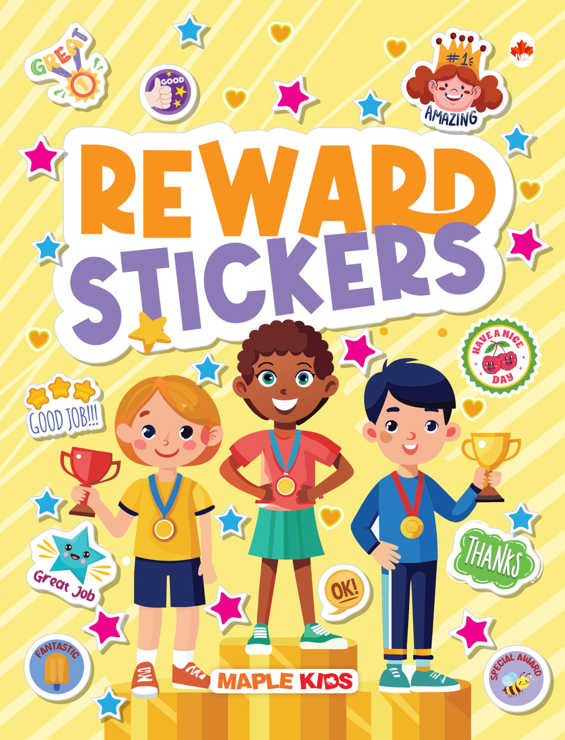 Reward Stickers - Ideal for Teachers and Parents : Sticker Book to Boost the Morale of Kids