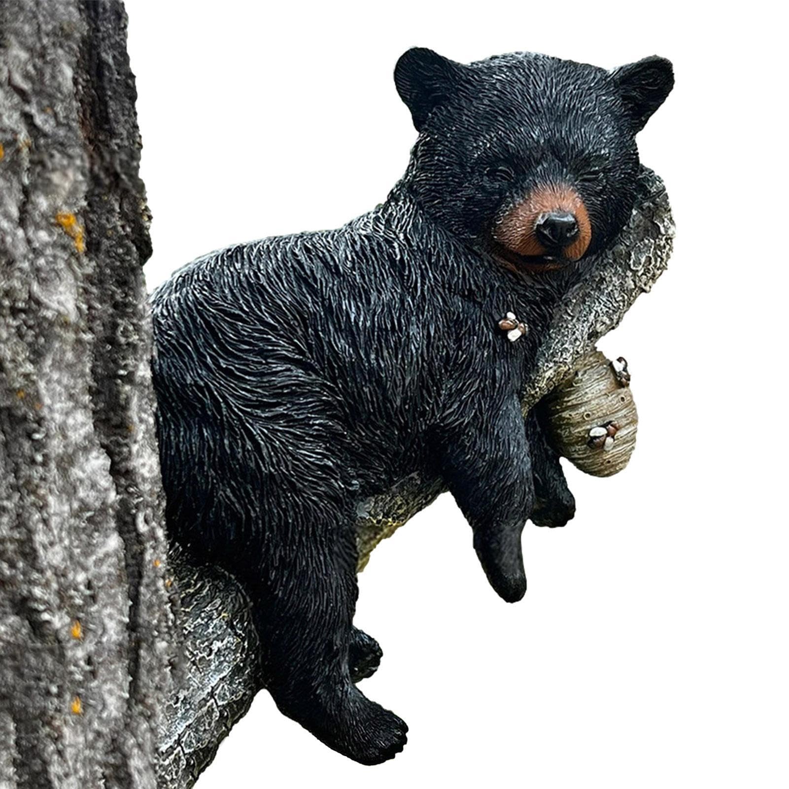 アメリカ製　ヴィンテージ　クマ　壁掛け　飾り　2点セット Amazon.co.jp: ツキノワグマの装飾 - 写真動物の置物 樹脂製のクマ