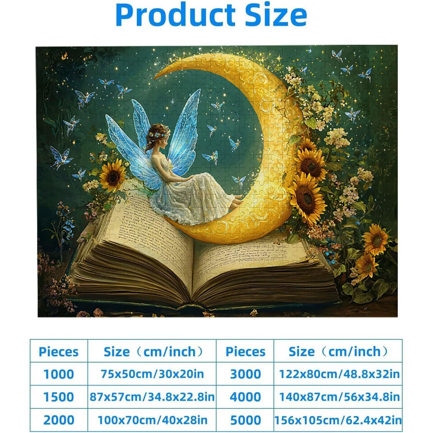 1500 Pezzi di Puzzle, Ragazza Luna1500 Pezzi di Puzzle per Adulti, Regalo di Anniversario, Regalo di Natale, Decorazione Della Casa, Prevenzione Della Degenerazione Cerebrale Negli Anziani v-1013