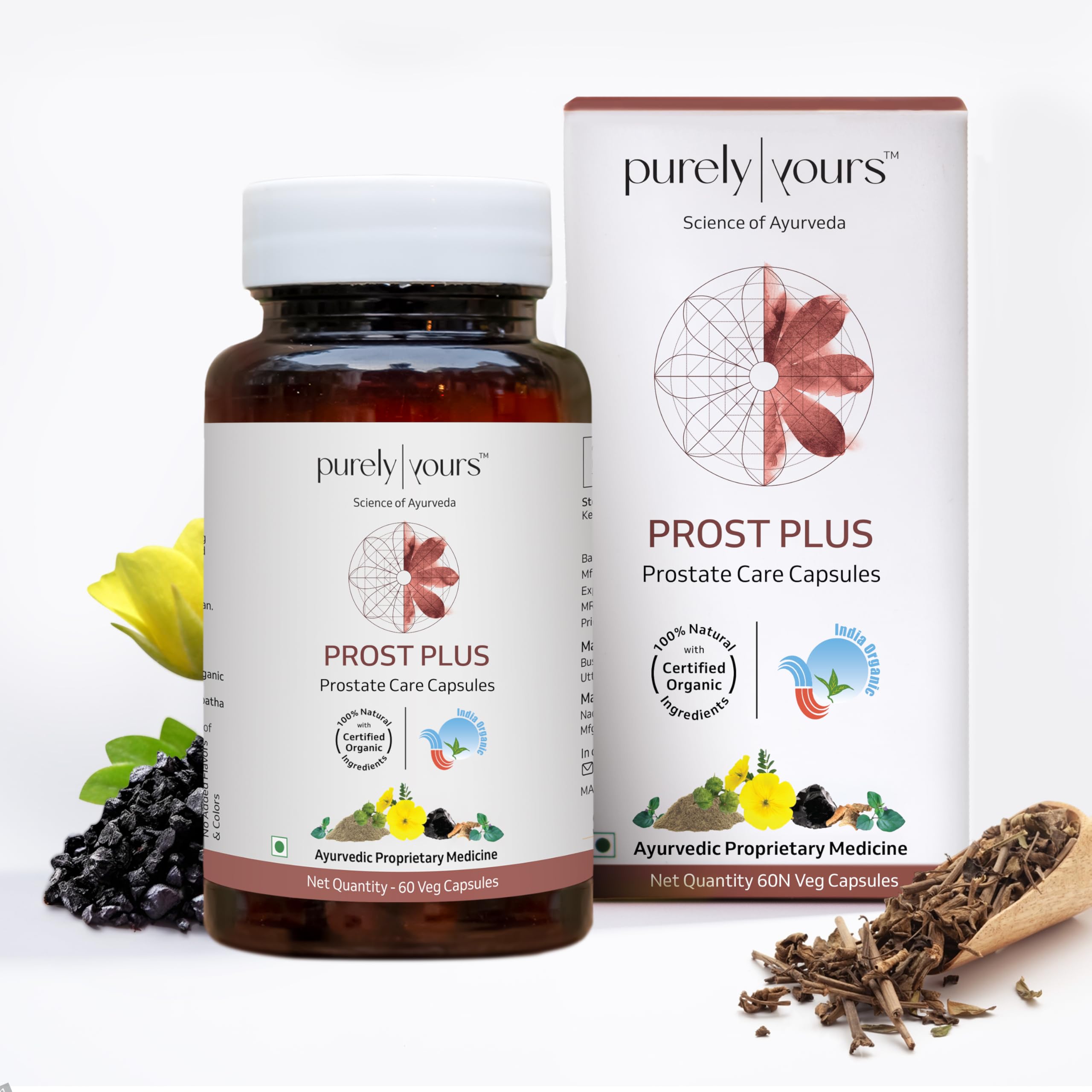 Purely Yours Prost Plus Capsules | Prostate Care Supplement for Men | Contains Organic Gokshura, Organic Shilajit, Organic Punarnava | Enlarged Prostate (BPH) Care | Relieve Enlarged Prostate Discomfort | Support Urinary Health | Enhance Bladder Cont (B0DCZR5GSC) Amazon Price History, Amazon Price Tracker