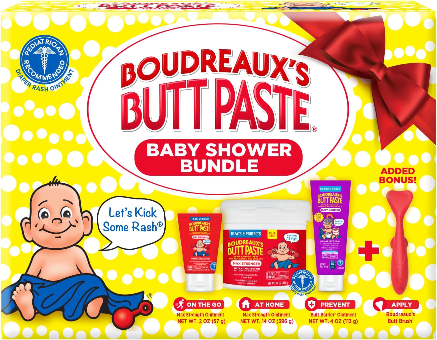 Amazon.com: Boudreaux’s Butt Paste, Baby Shower Gift Set, Newborn ...