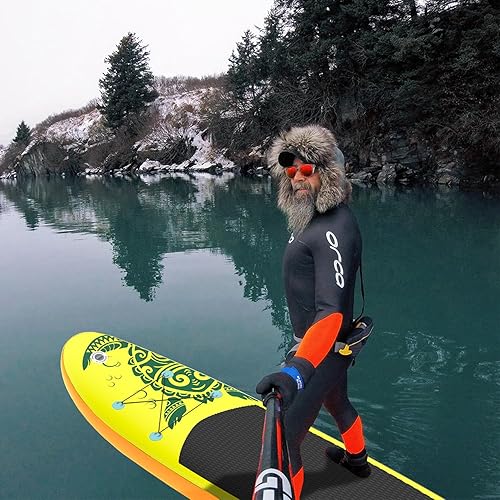 Miniatura 7 de FunWater Tabla de remo inflable de pie, 3 años de garantía, tablas de remo de SUP con juego completo de accesorios, adecuado para surf, pesca, yoga