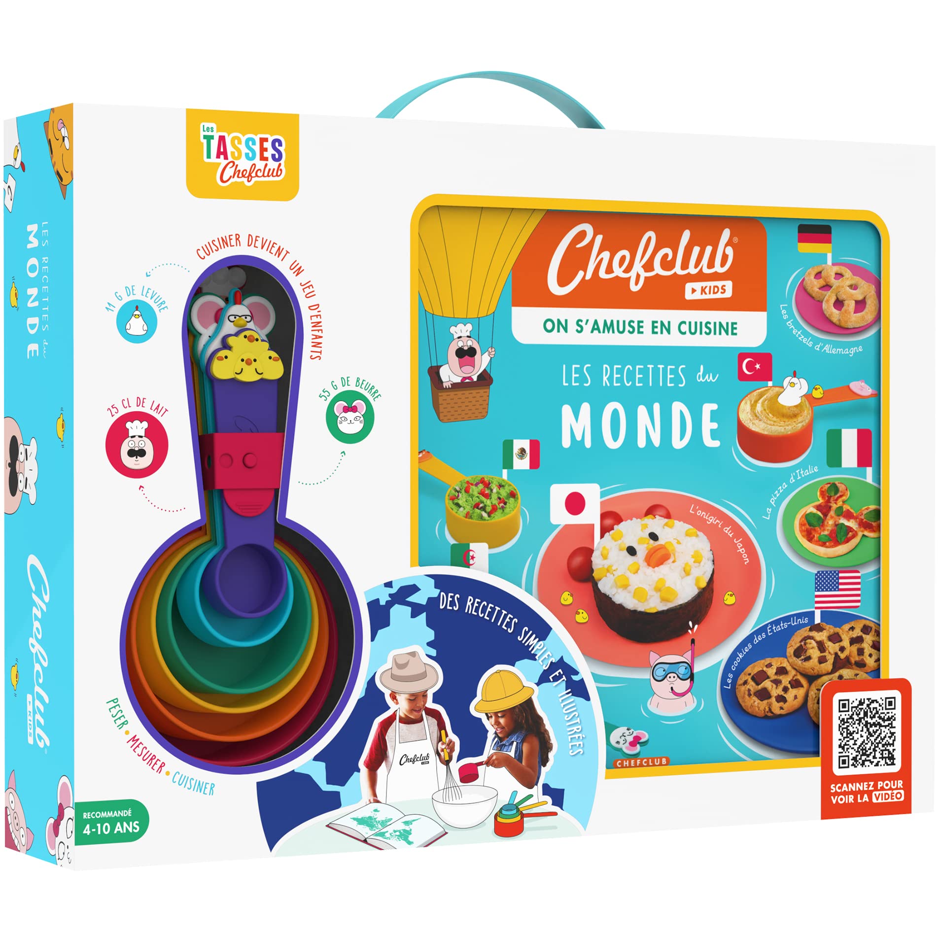 Coffret Les Recettes du monde: Chefclub Kids