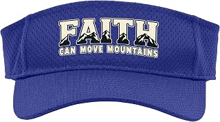 Christian Faith Mountain Design for Men and Women Sport Sun Visor