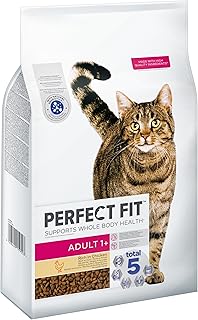 PERFECT FIT Adult Dry Food for Adult Cats from 1 Year - Chicken, 7 kg (1 Bag) product image