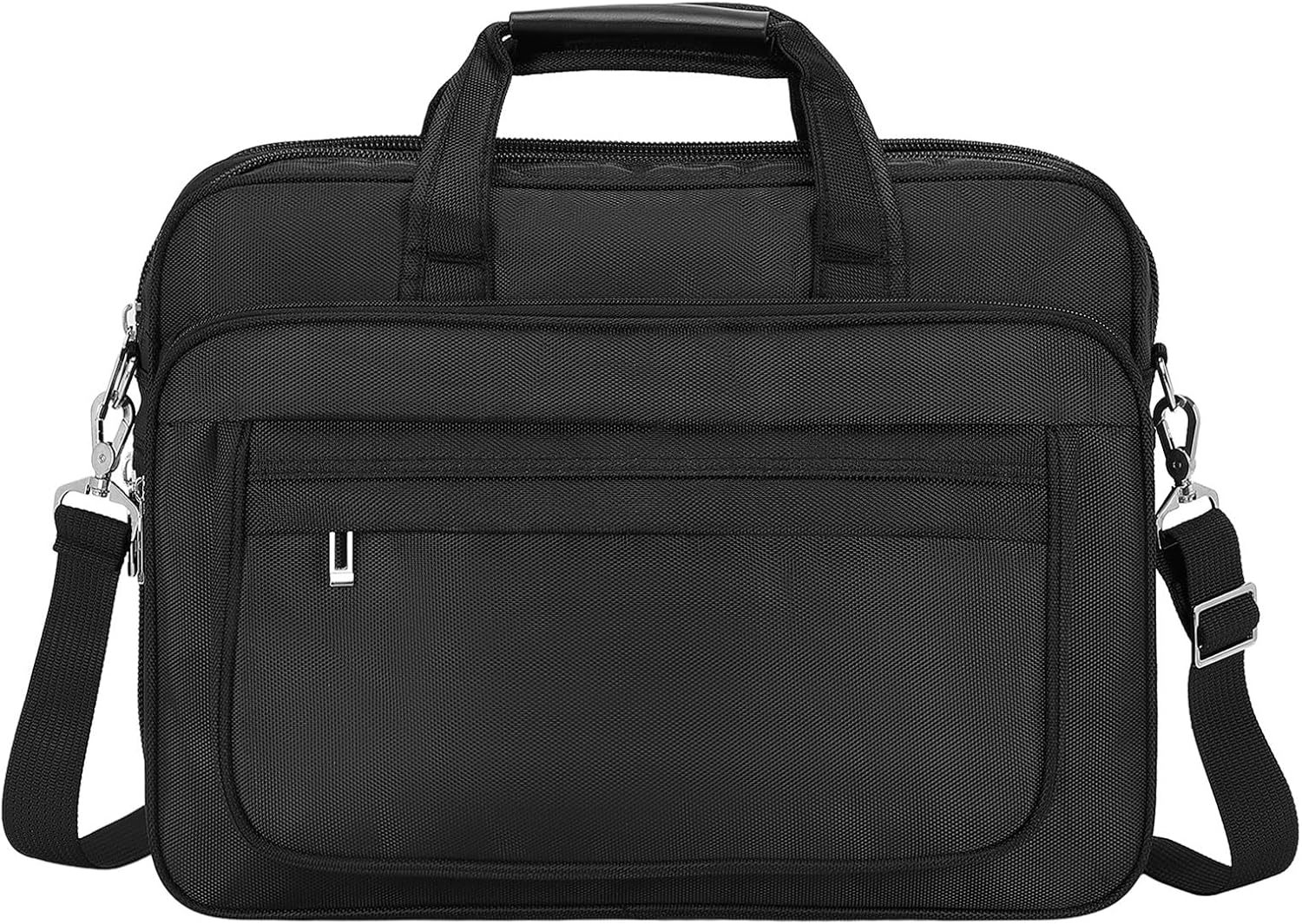 uxcell 15.6 Inches Laptop Bag Case, Water-Resistant Laptop Briefcase, Black