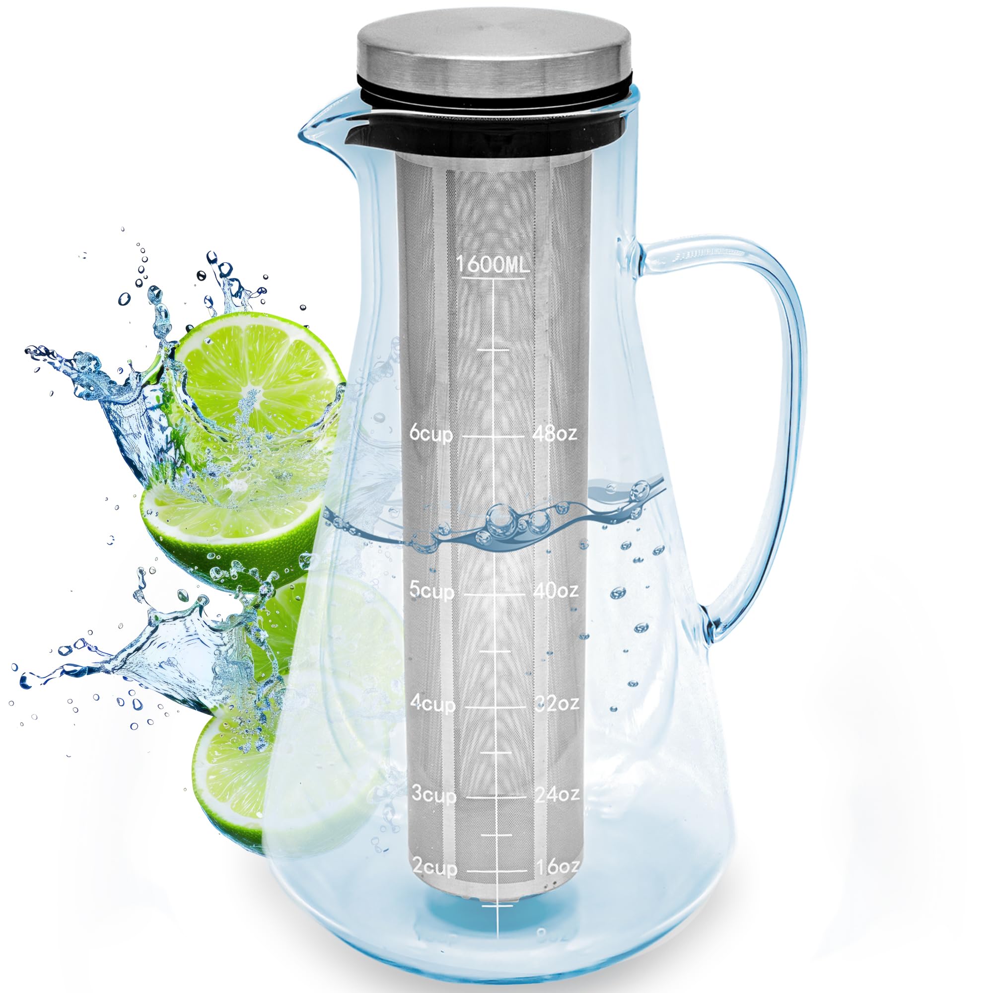orinko carafe cold brew 1.6l inox