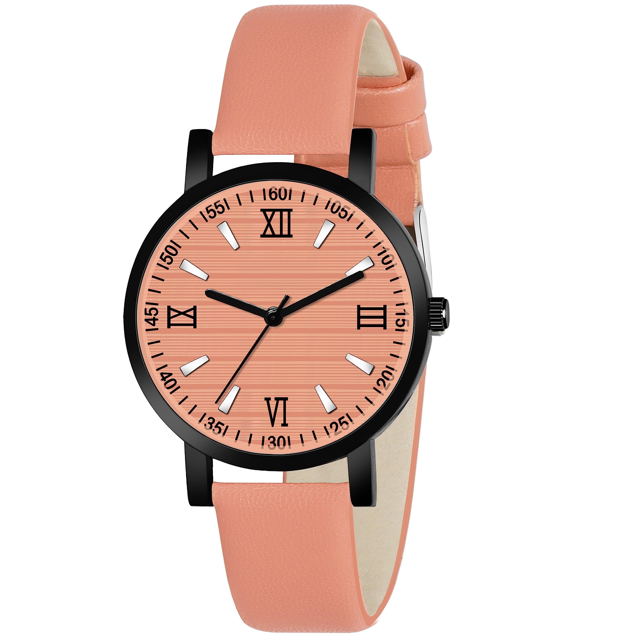 SATNAM ART Womens Metal Bezel Claspy Buckle Metal Case Analogue Watch-Pack of 1 (S-C-1052_Peach) (B0CCLF6NM9) Amazon Price History, Amazon Price Tracker