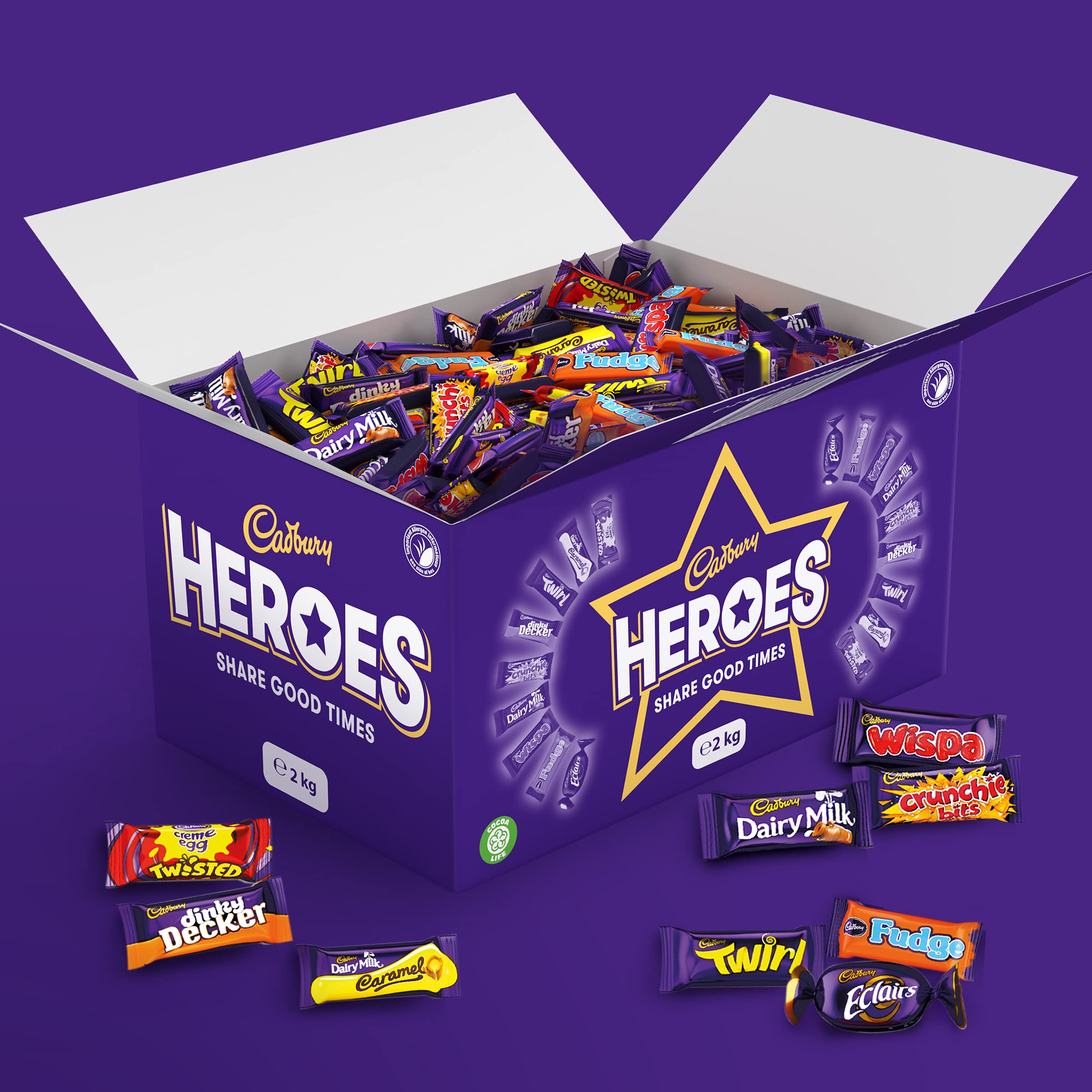 Buy Cadbury Heroes Chocolate Bulk Sharing Box, 2 kg Online at