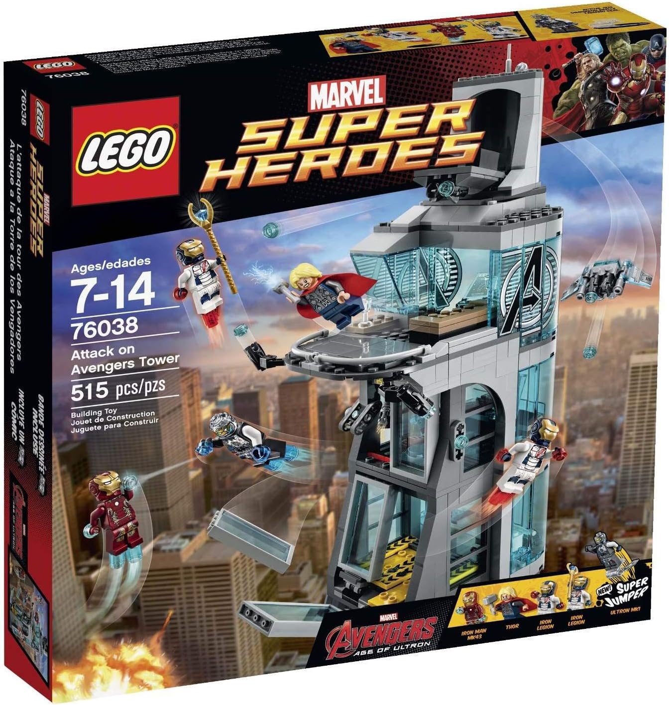 LEGO Super Heroes Attack on Avengers Tower 76038 Philippines Ubuy