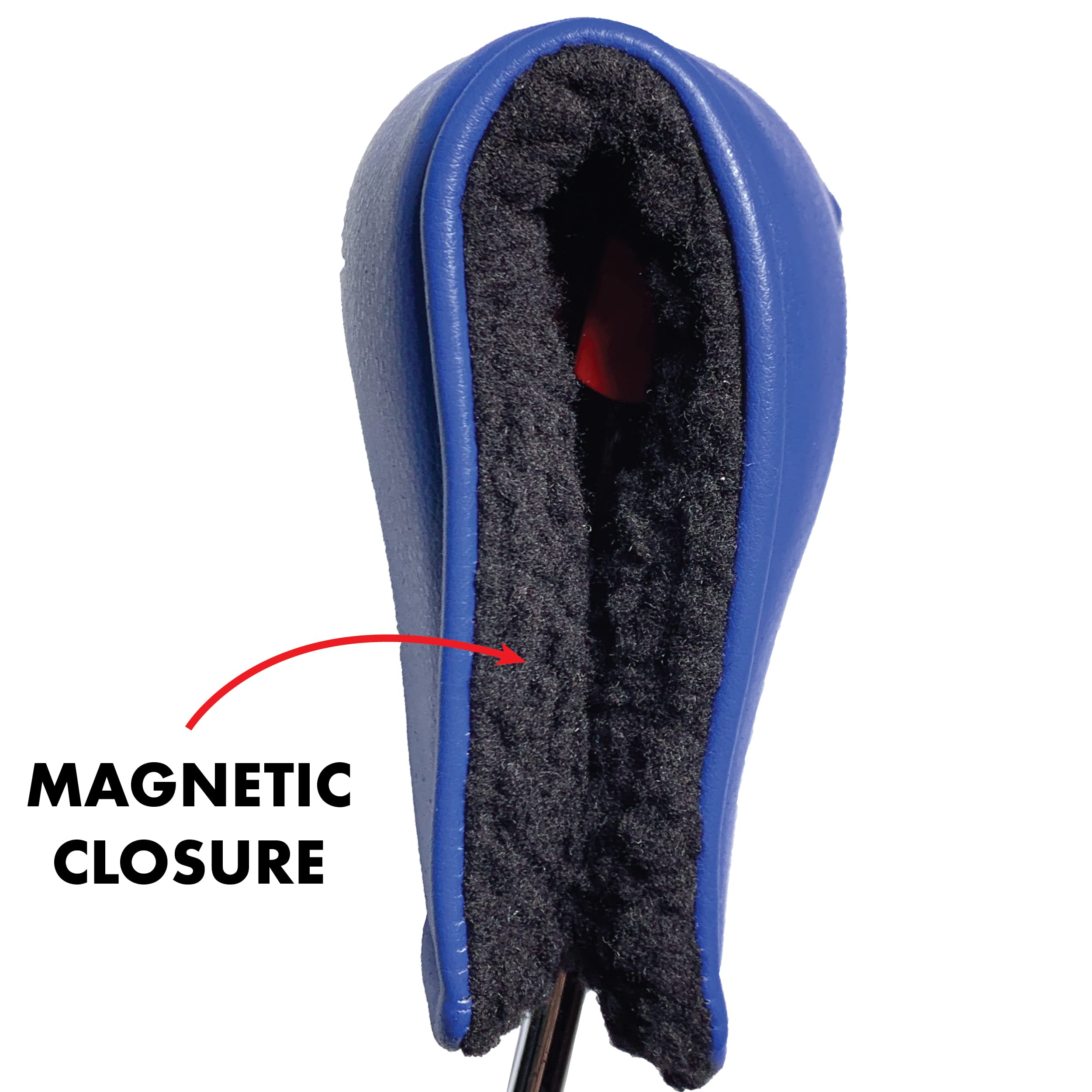 Team Golf NFL Detroit Lions Tour Blade Putter Cover - Printed Team Golf NFL Tour Blade Putter Cover, Fits Most Blade Putters, Scotty Cameron, Taylormade, Odyssey, Titleist, Ping, Callaway