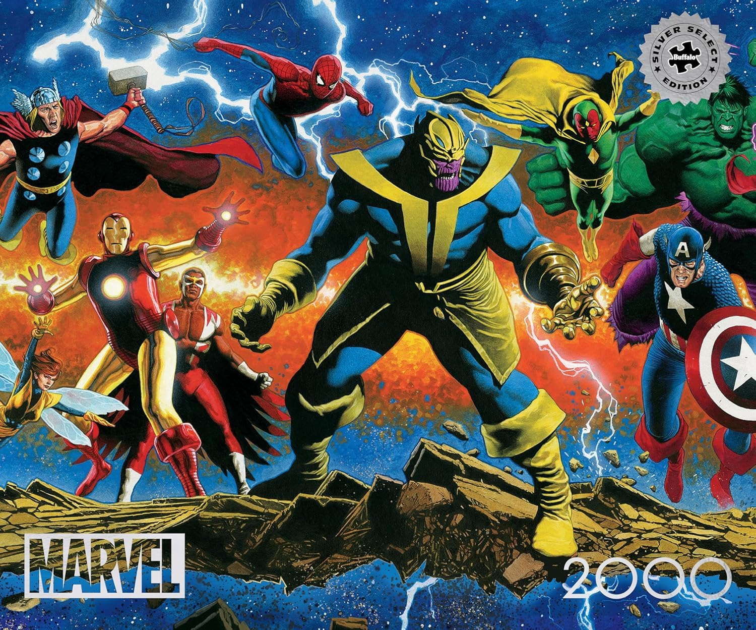 Amazon.com: Buffalo Games - Silver Select - Marvel - Thanos Legacy