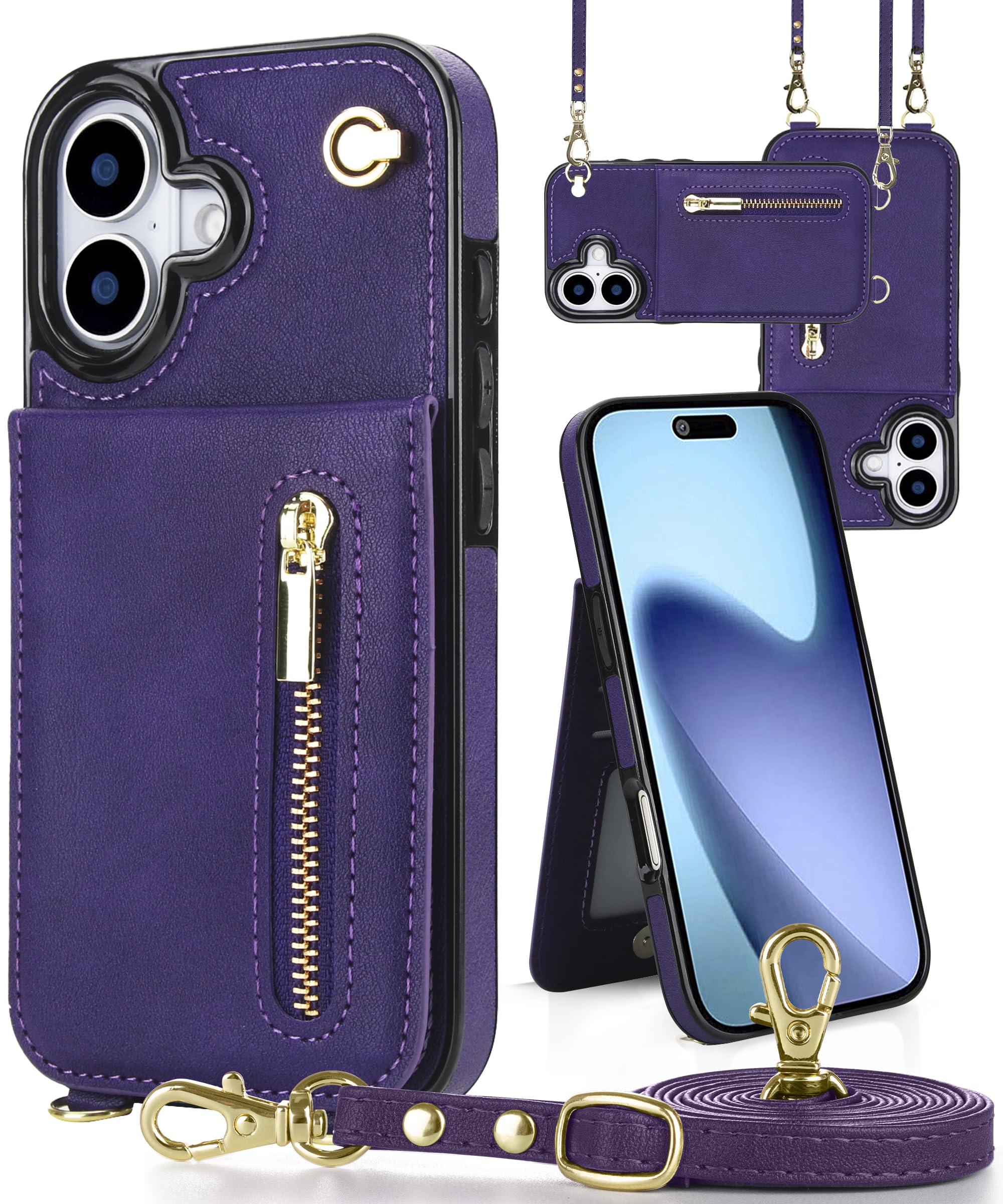 Amazon.co.jp: YIHARA iPhone 17 用 ケース 手帳型 ショルダー い