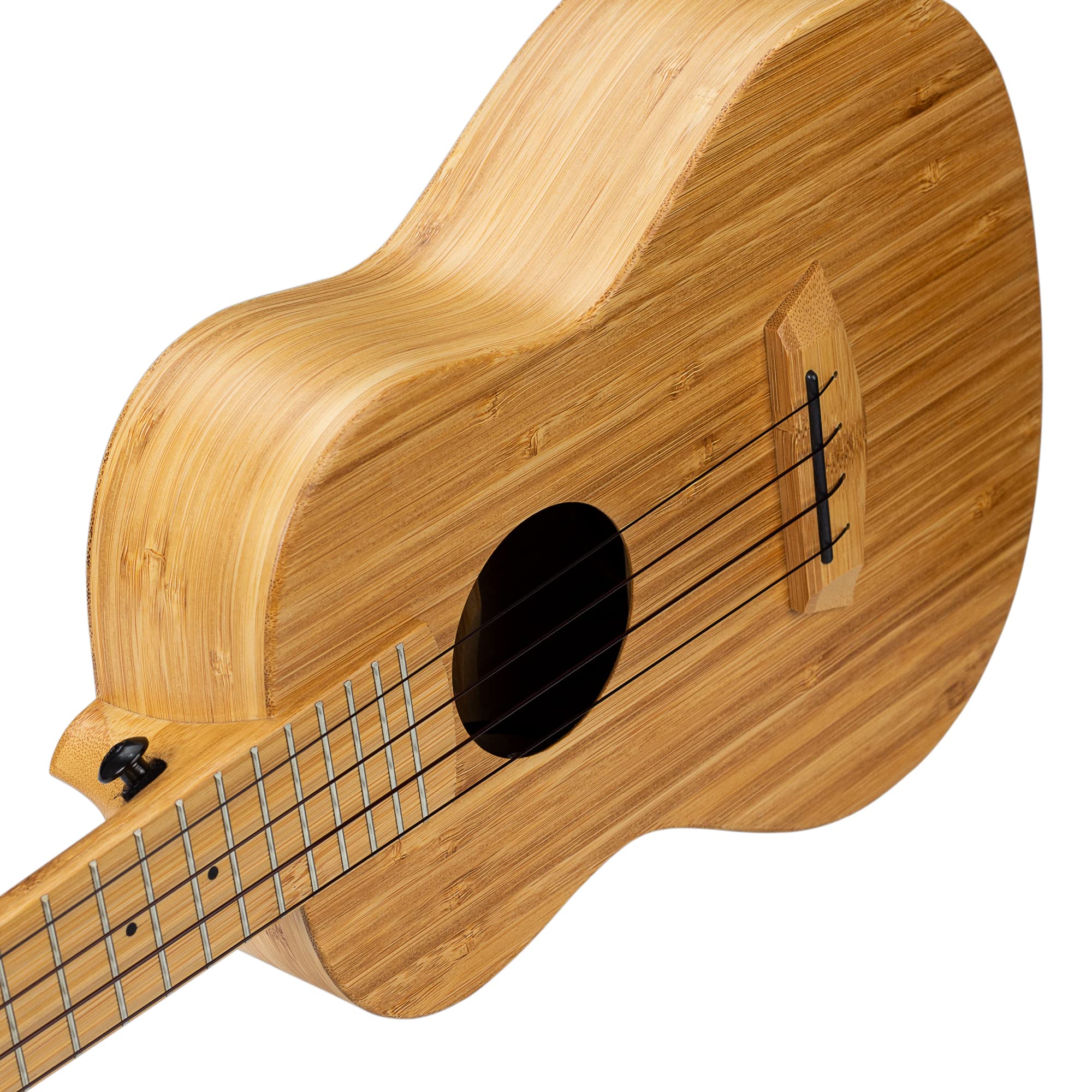 Cascha Bamboo Concert Natural - Estuche con 3 púas