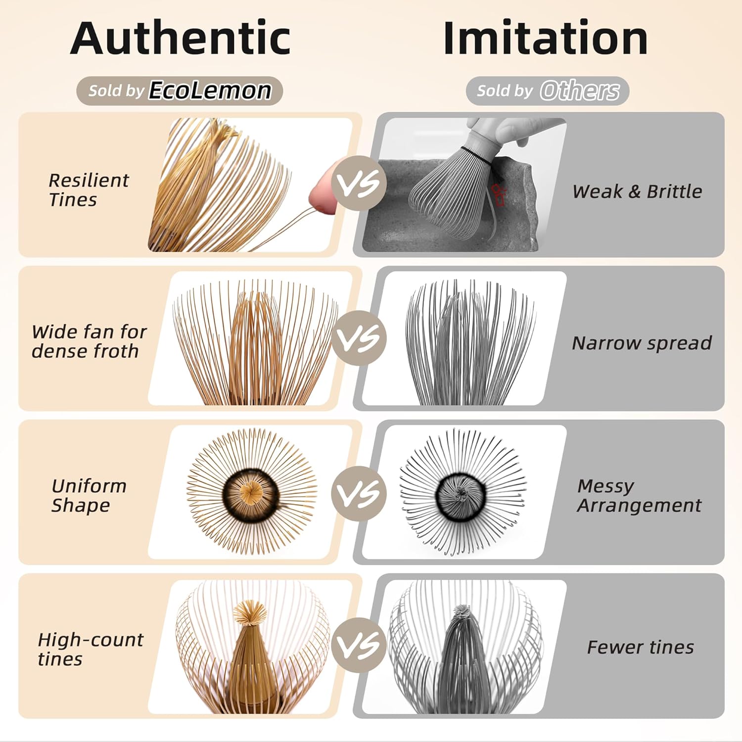 Handcrafted Kurotake Shin Chasen Matcha Whisk with Black Ceramic Matcha Whisk Holder