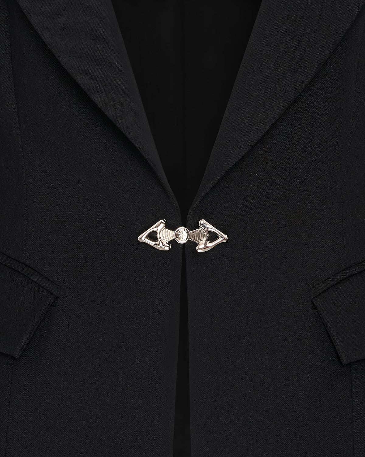 JW PEI Women's Layla Lock Buckle Deep-V Blazer