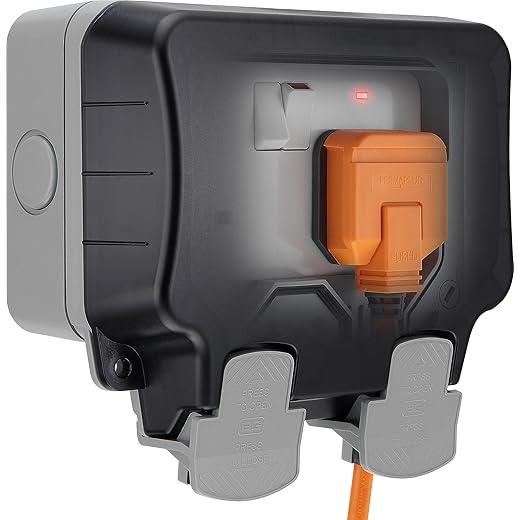 BG Electrical Nexus Storm Outdoor Double Socket