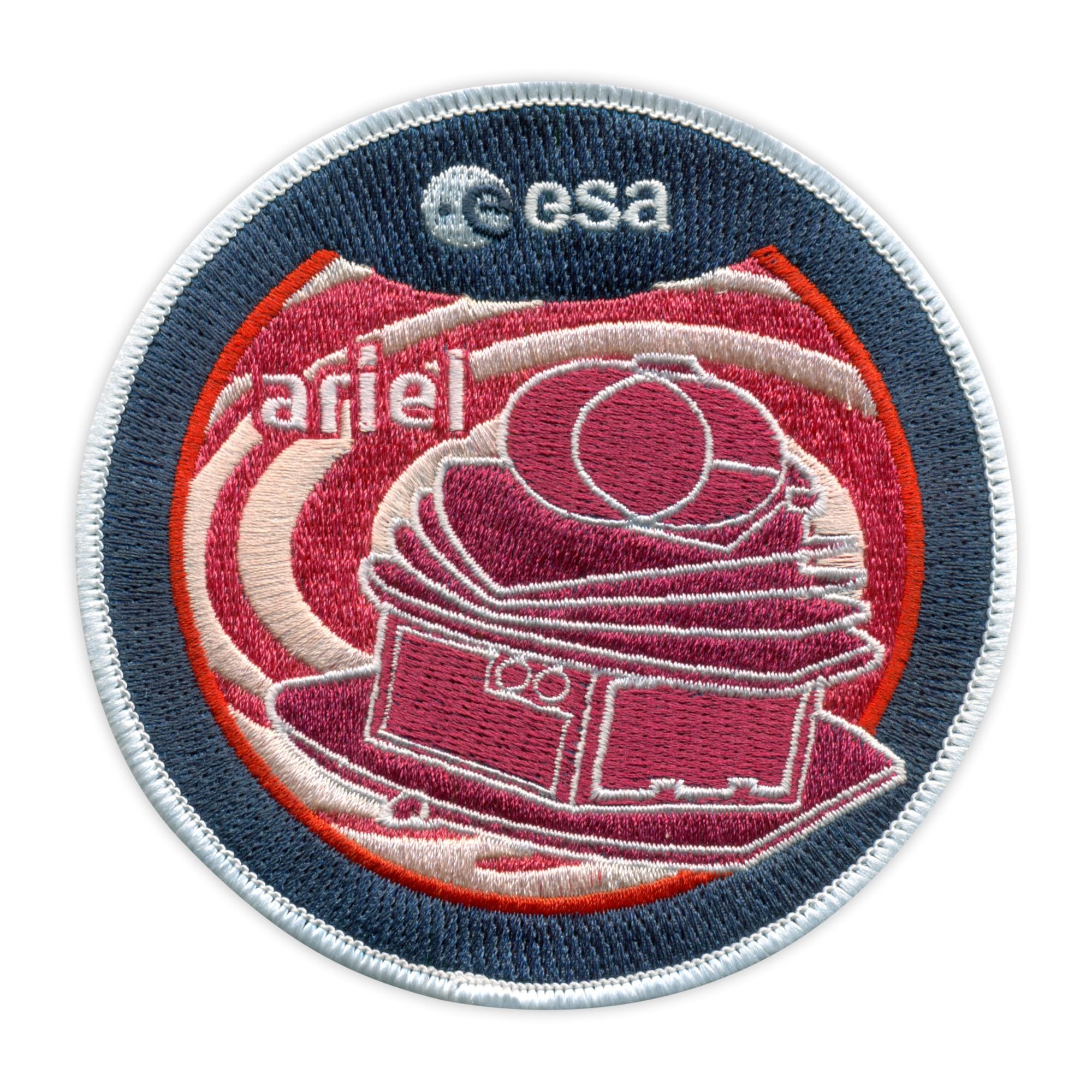 Ariel ESA - Set di quattro toppe ricamate con