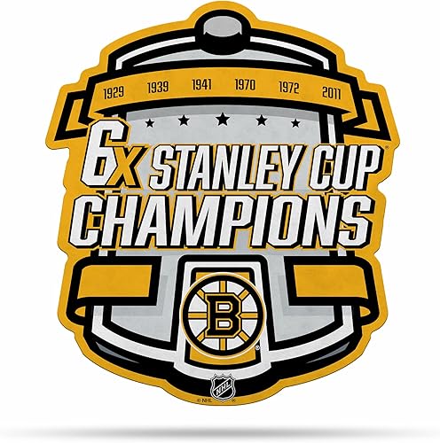 Miniatura 10 de NHL Rico Industries - Banderín de corte en forma de banderín, decoración del hogar y sala de estar, fieltro suave EZ para colgar