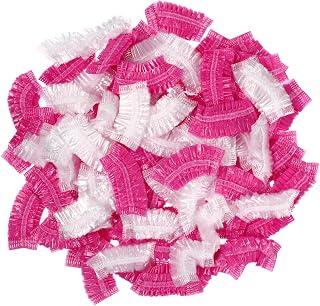 OHPHCALL 200 Pcs Disposable Earmuffs Hair Salon Ear Covers Bathing Ear Cover Ear Covers for Shower Plastic Shower Caps Disposable Clear Hair Dye Disposable Shower Cap Ear Cover for Shower
