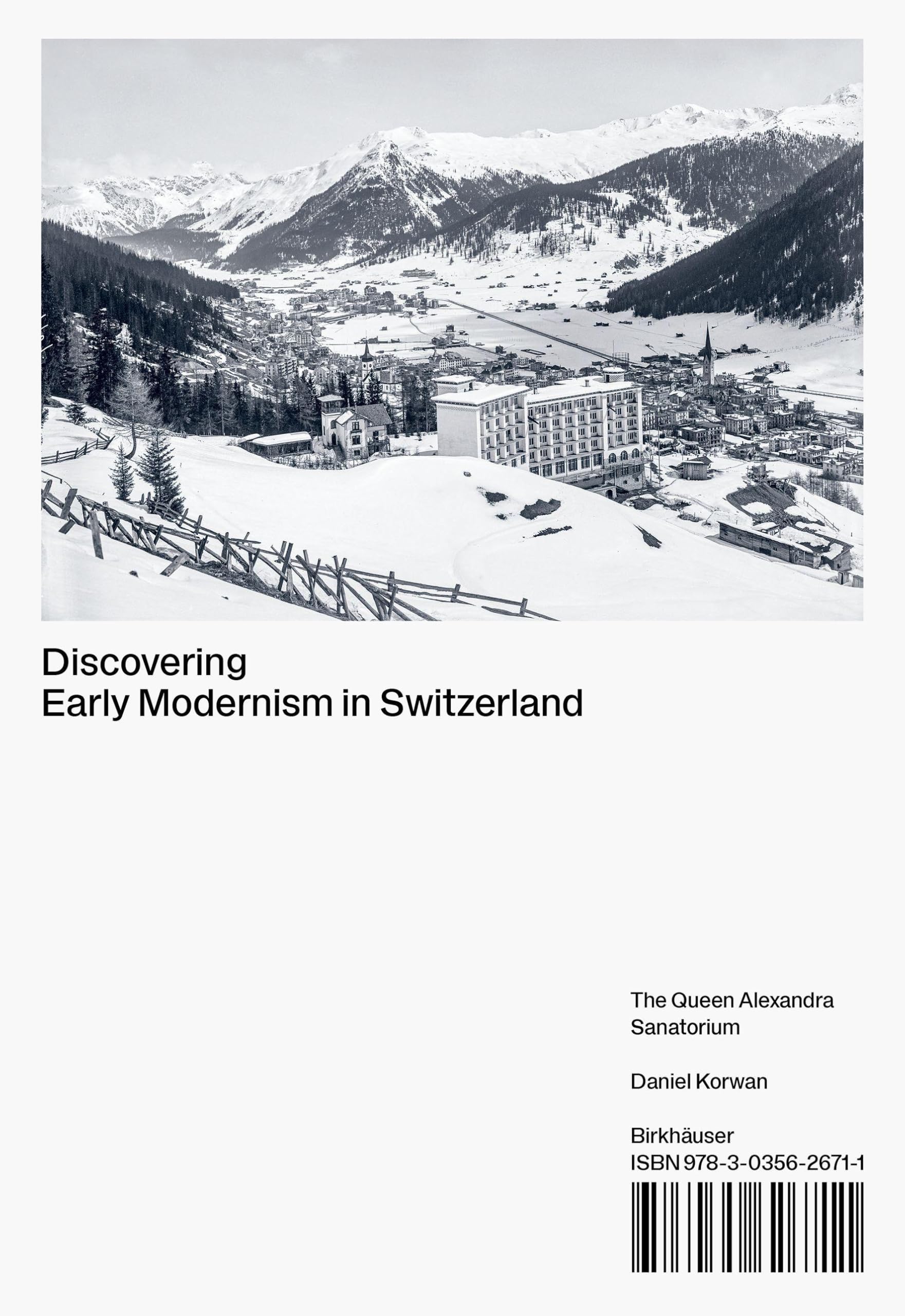 Early Modernism in Switzerland Queen Alexandra Sanatorium livre histoire architecture suisse