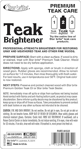 Vista 26 de Aceite de teca Star brite dorado de gran calidad