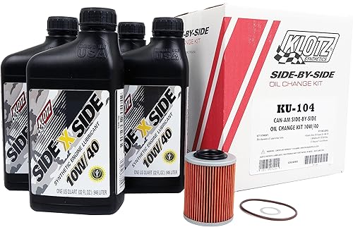 Kits de cambio de aceite Klotz KU, Negro -