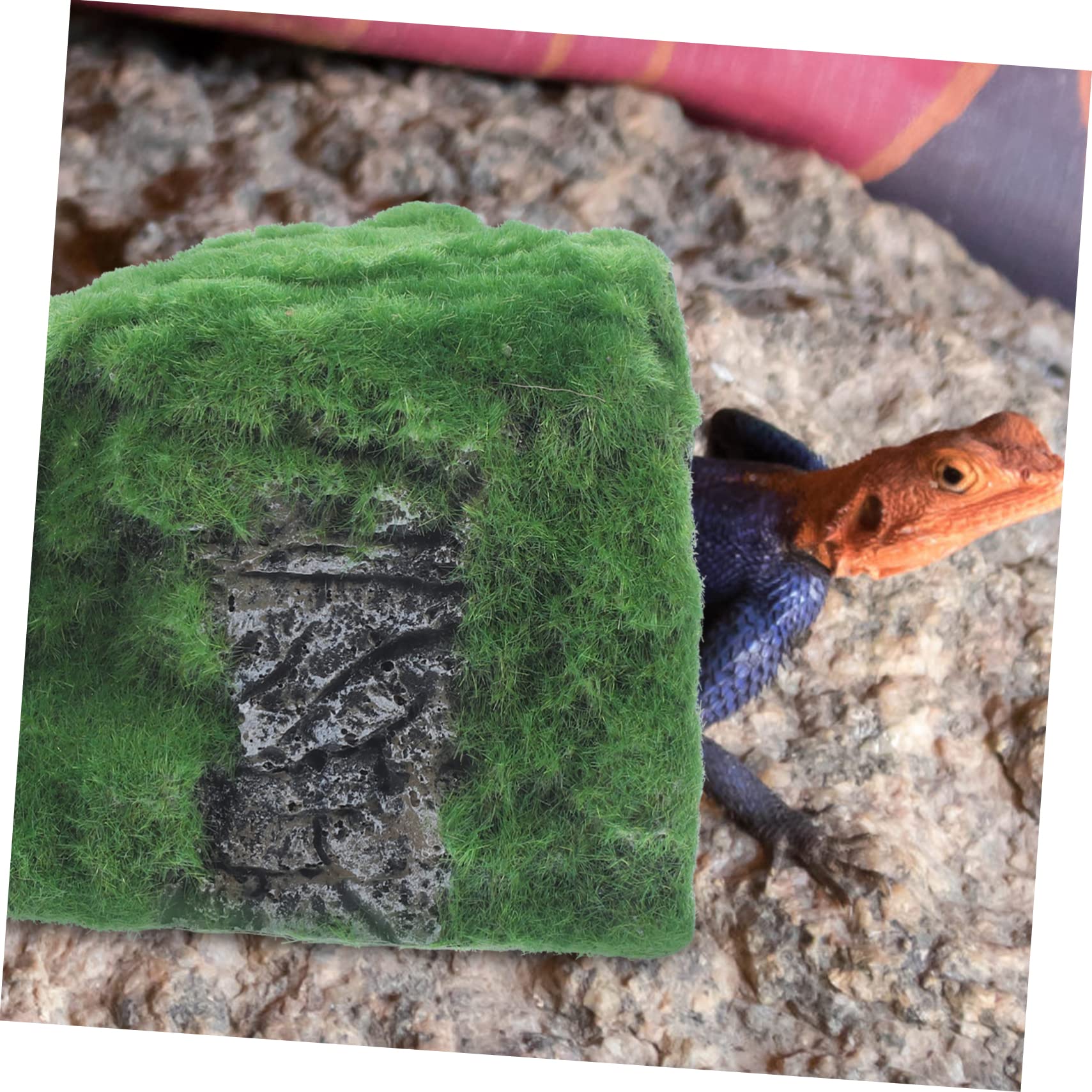 Grotta in Resina per Rettili, Rifugio per Terrario Decor | Riduce la Luce Diurna, Forma a Caverna, Decorazione Semplice per Habitat di Lucertole e Altri Rettili