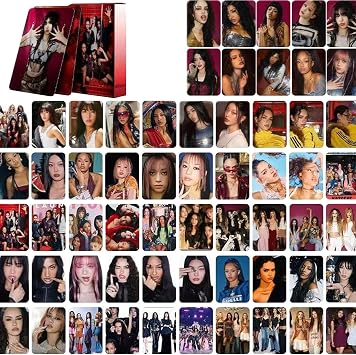 Katseye Photo Cards Novel Idol Album Lomo Cards Set Mini Photocards Set Fans Girls Women Men Fans Novel Idol Album 55 PCS