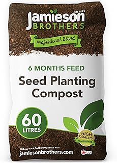 Seed Sowing, Cutting & Planting Compost 60L - Specially Formulated For Germinating Seedlings & Planting Cuttings - By Jamieson Brothers