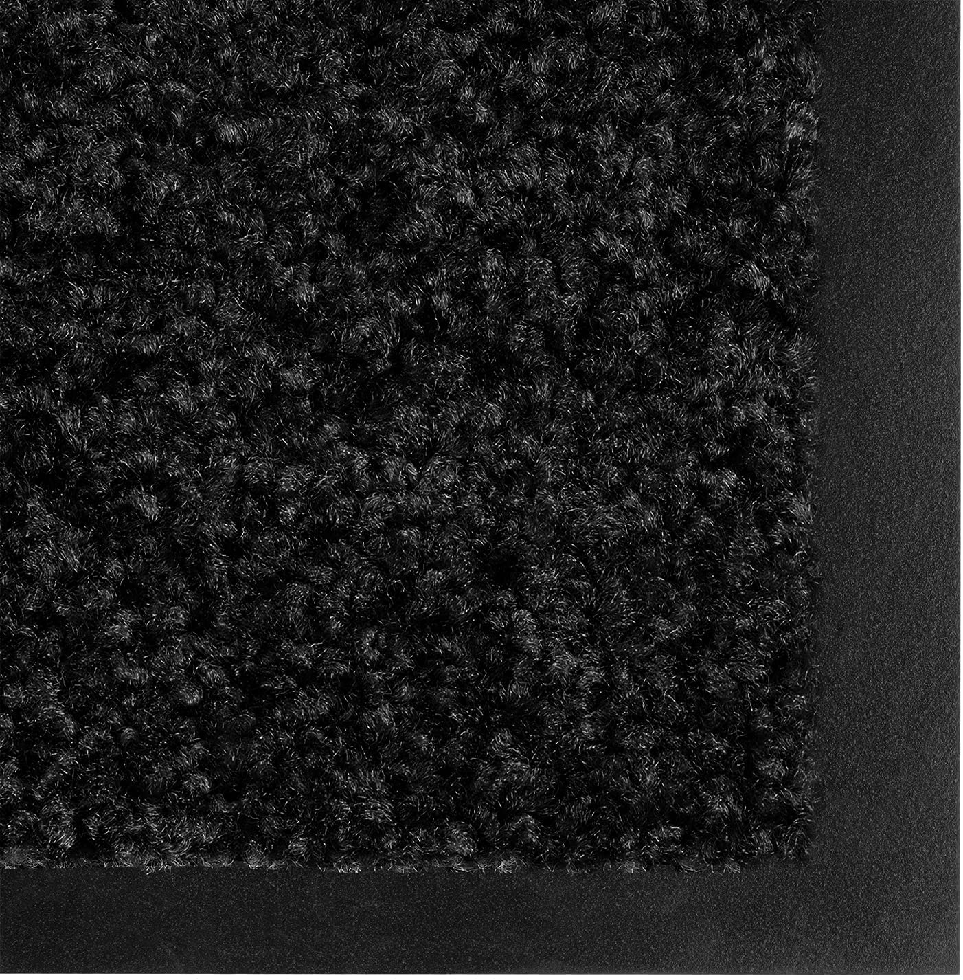 KARAT - Tapis Anti-salissures - Paillasson de Porte Lavable et Ultra Absorbant - Tapis de Porte Dos et Surface antidérapant - Use&Wash, 120 x 180 cm, Noir 1000