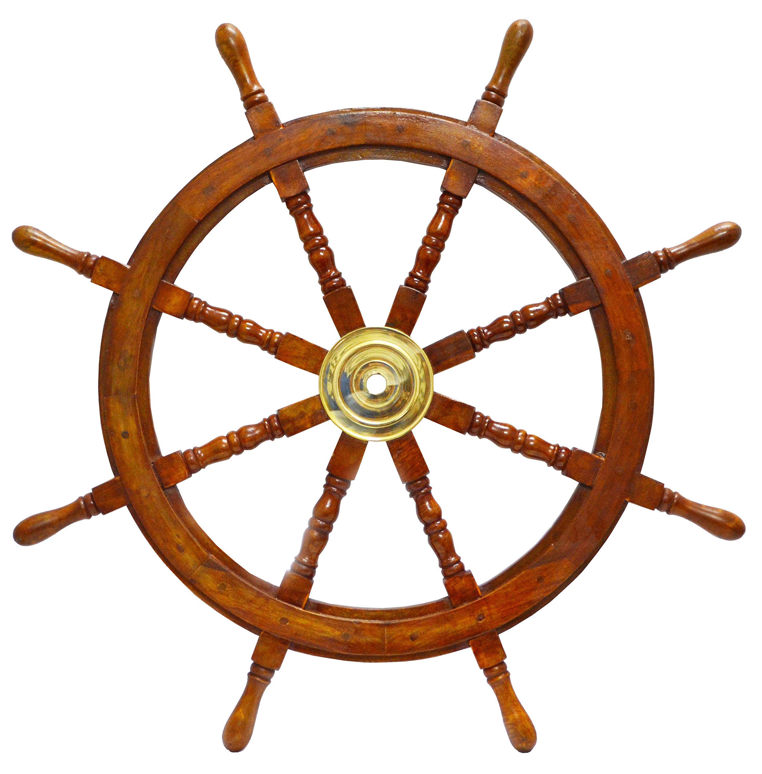 Amazon.co.jp: Vintage Ship Wheel 18 Dia Replica Boat Wheel