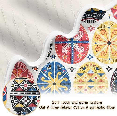 Miniatura 9 de Ollabaky Manta de algodón con diseño de ardilla y champiñones para niños y niñas, manta de algodón para cuna, cochecito o guardería, manta de