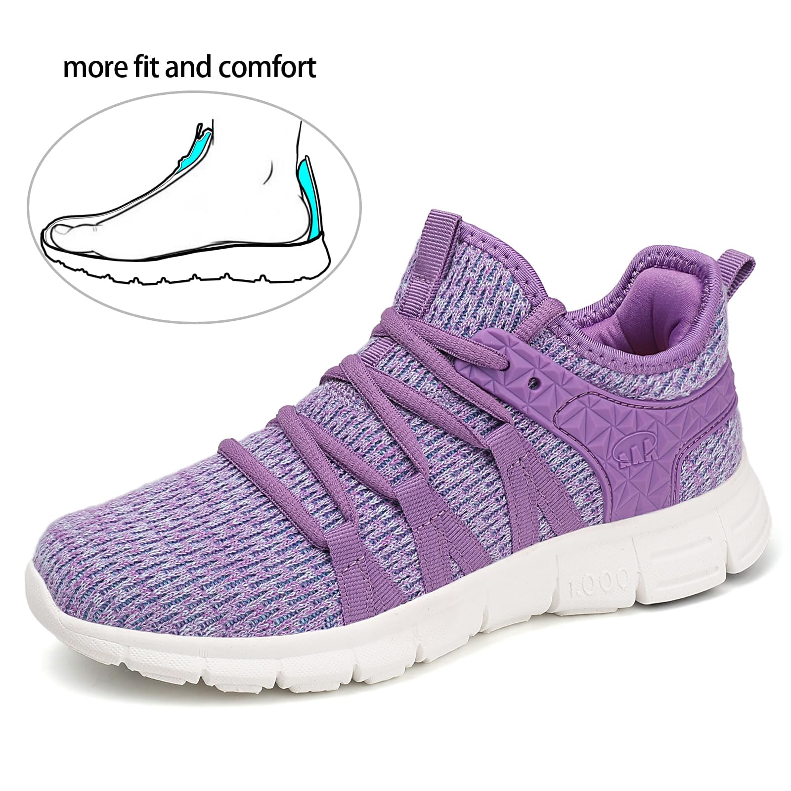 INZCOU Tenis ligeros para correr, antideslizantes, para gimnasio, entrenamiento, malla transpirable, tenis para caminar