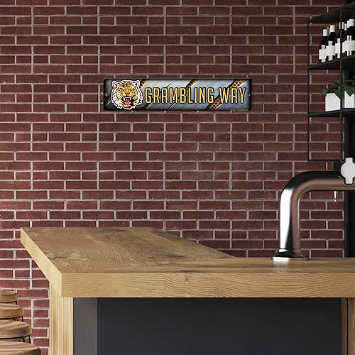 Miniatura 4 de NCAA Rico Industries Placa de calle de plástico Placa de calle de plástico de 4" x 16"