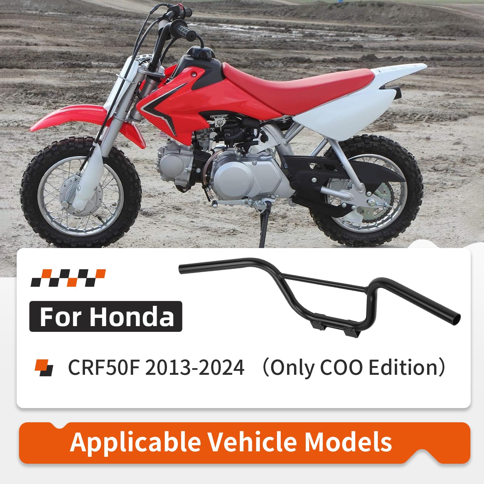 Amazon.com: Heavy Duty Handlebar for Honda CRF50F 2013-2024（Only