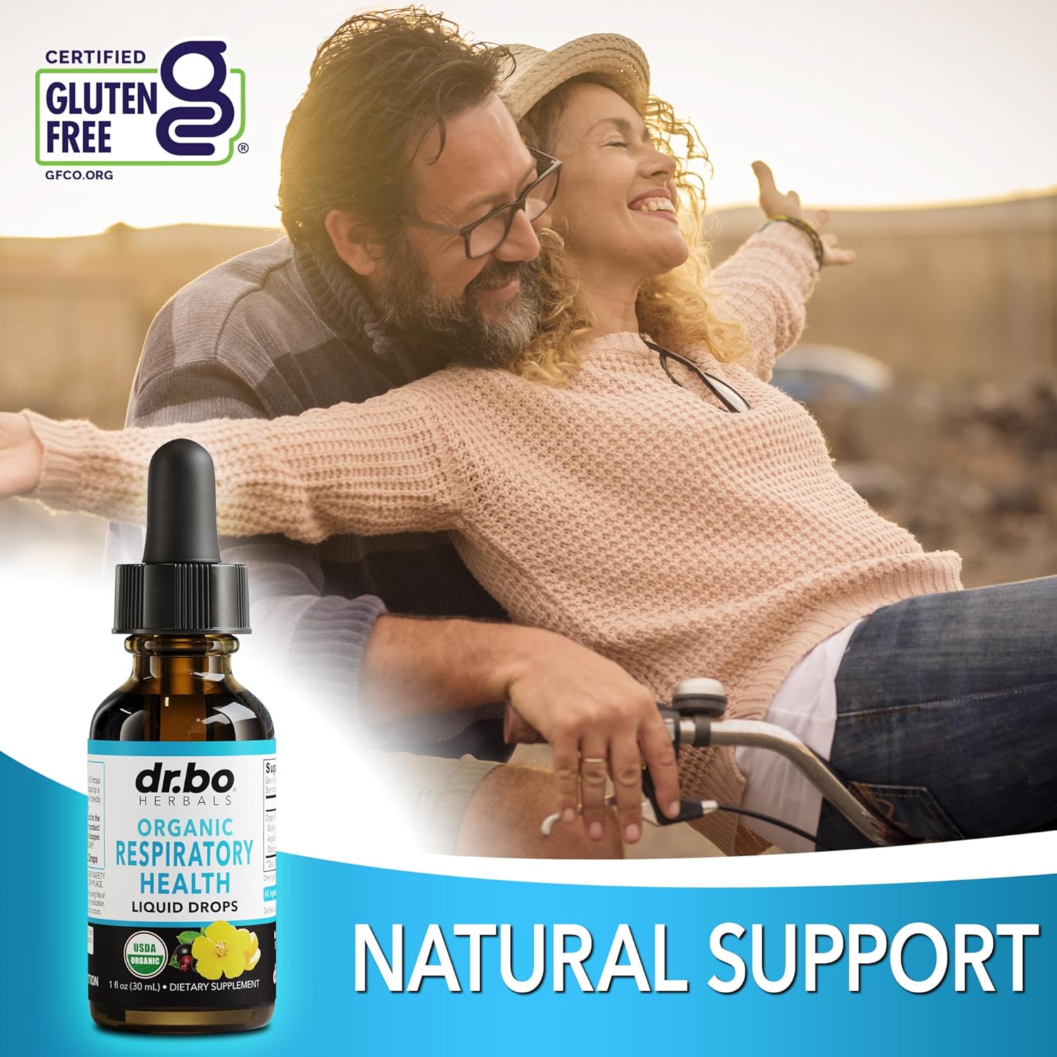 Lung Detox Respiratory Health Drops - Organic Respiratory Supplements Herbal Lung Cleanse, Mullein Drops for Lungs Bronchial Support, Mucus Clear with Mullein Leaf Extract, Elderberry Supplement 1 oz - Image 5