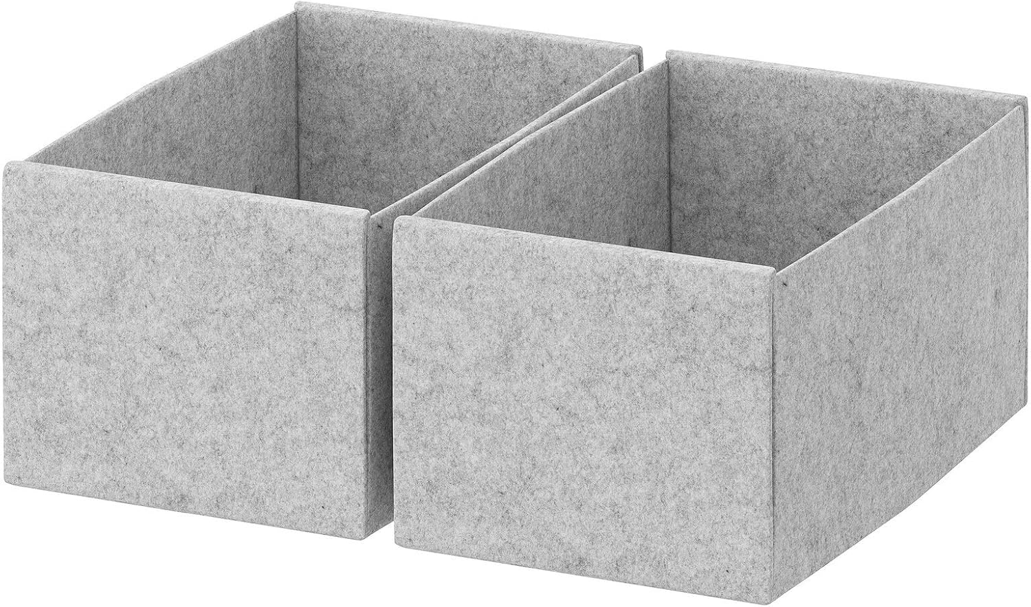Ikea TSSP Box, Light grey15x27x12 cm (6x10 ½x4 ¾)(Pack of 2