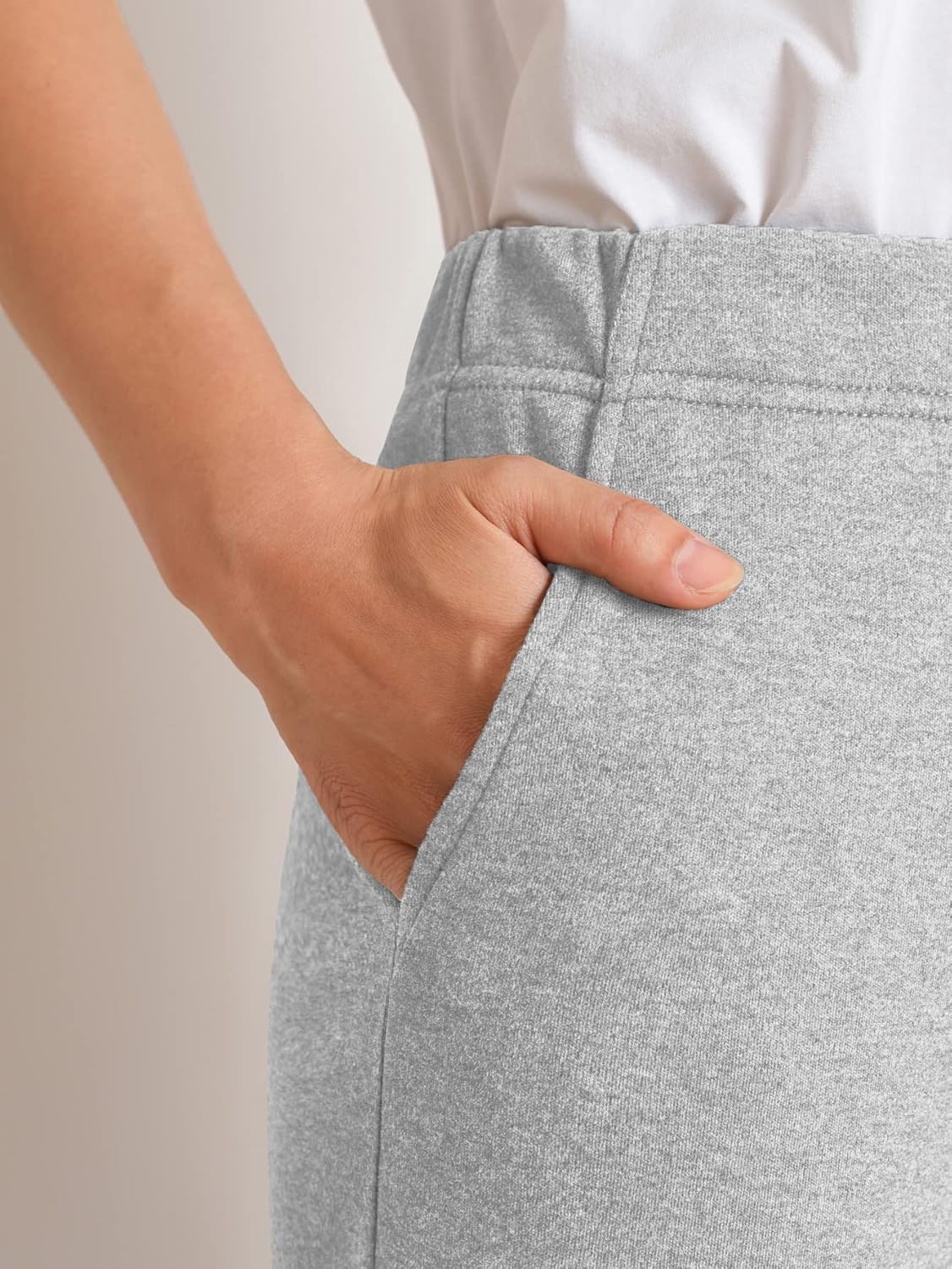 Weintee Women's Petite Knit Pants with Pockets - Image 4