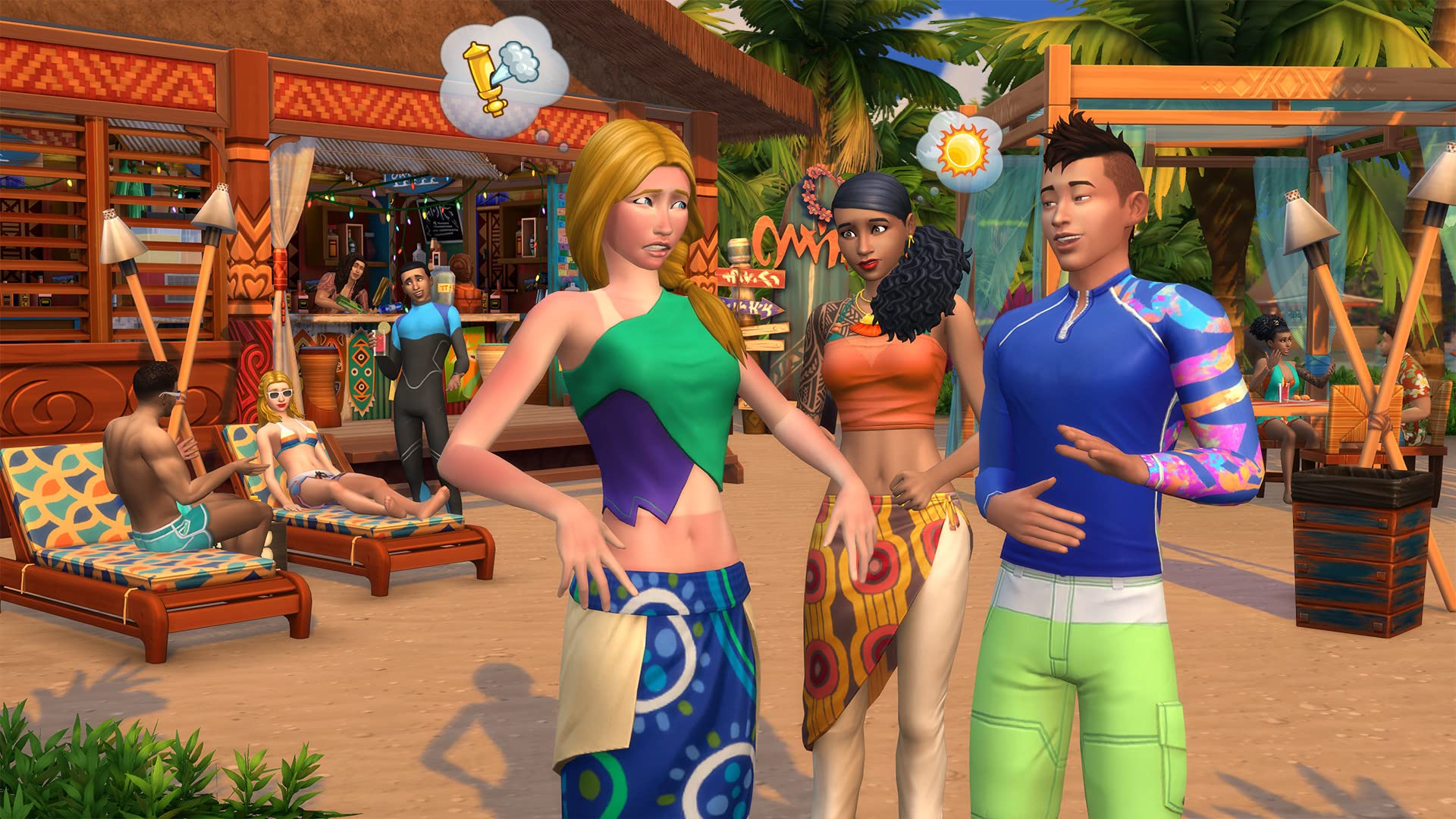 Die Sims 4 - Base Game + Inselleben Expansion, Deluxe Upgrade | PC Download - Origin Code