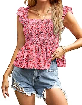 トップス andmary Lauren frill tops ANDMARY】Lauren frill tops