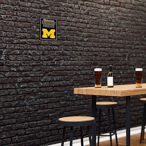 Miniatura 367 de Letrero de metal NCAA de 8.5 x 11 pulgadas, ideal para cueva de hombre, dormitorio, oficina, decoración del hogar Primario